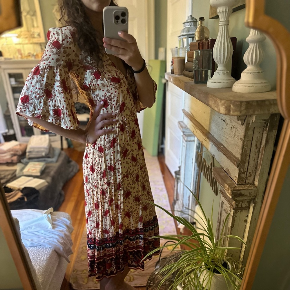 Gorgeous anthro dress midi - Picture 2 of 7